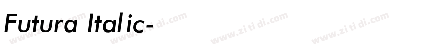 Futura Italic字体转换 Futura Italic字体转换